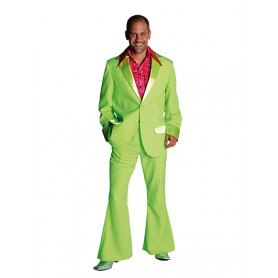 70s kostuum fluor groen