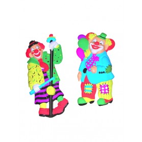Clown decoratie masker