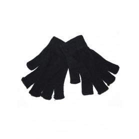 Handschoenen, zonder vingertoppen - Zwart