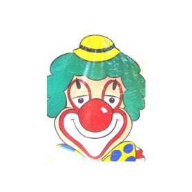 Raam sticker Clown