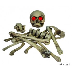 Skelet set met licht